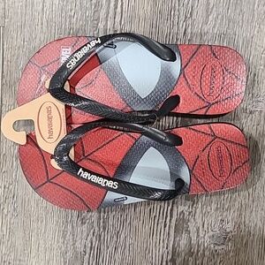 Spiderman Havaianas Size 8
